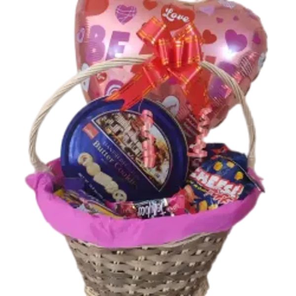Cesta Sorpresa con Galletas Danesas