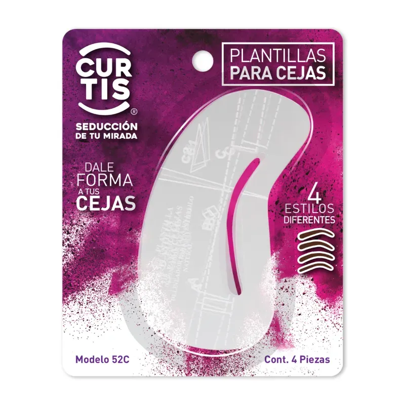 Plantilla para Cejas (4 pzas)