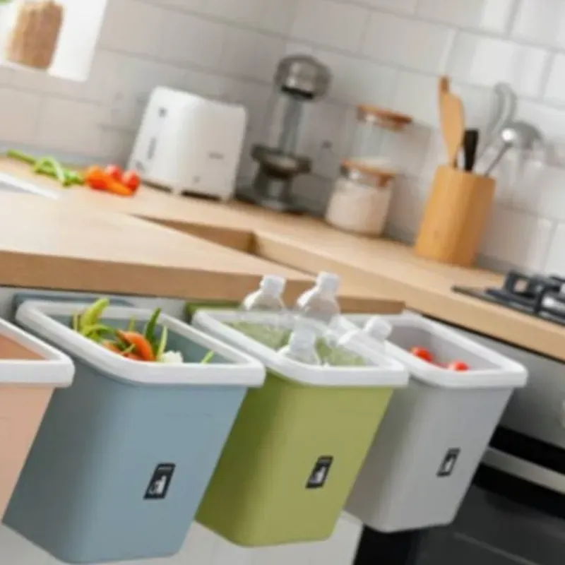 Cesto de basura colgante