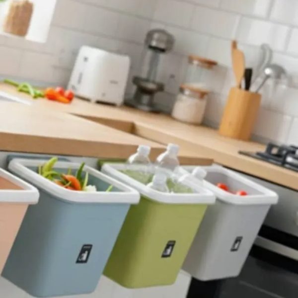 Cesto de basura colgante