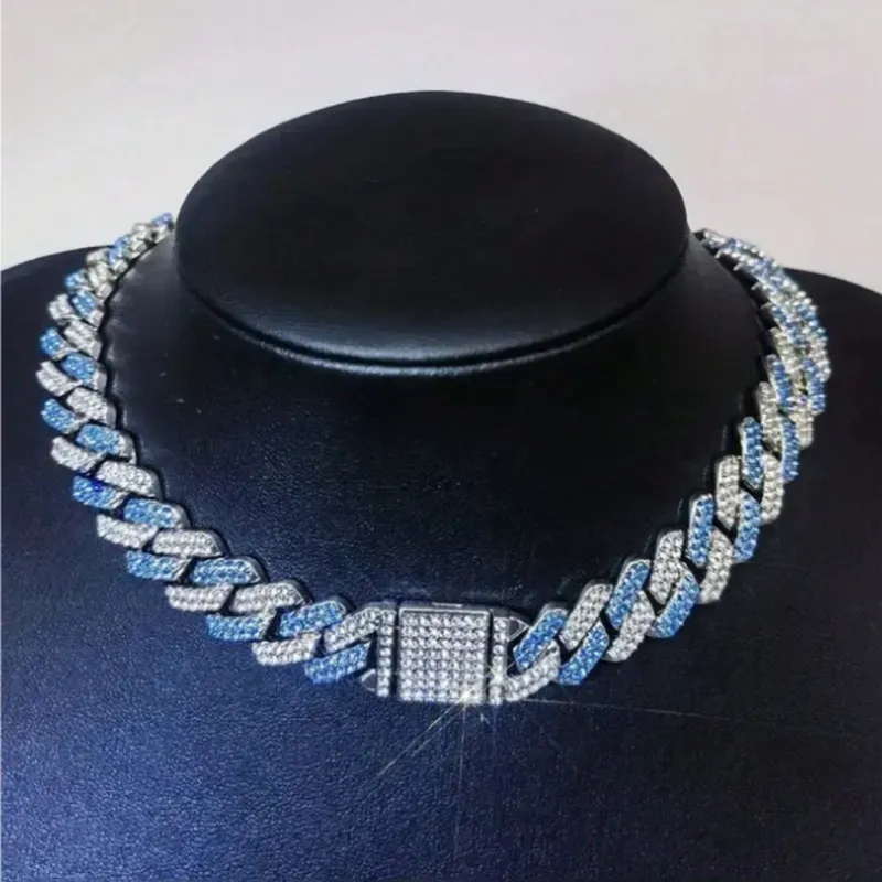 Blue Ice Crystal Chain