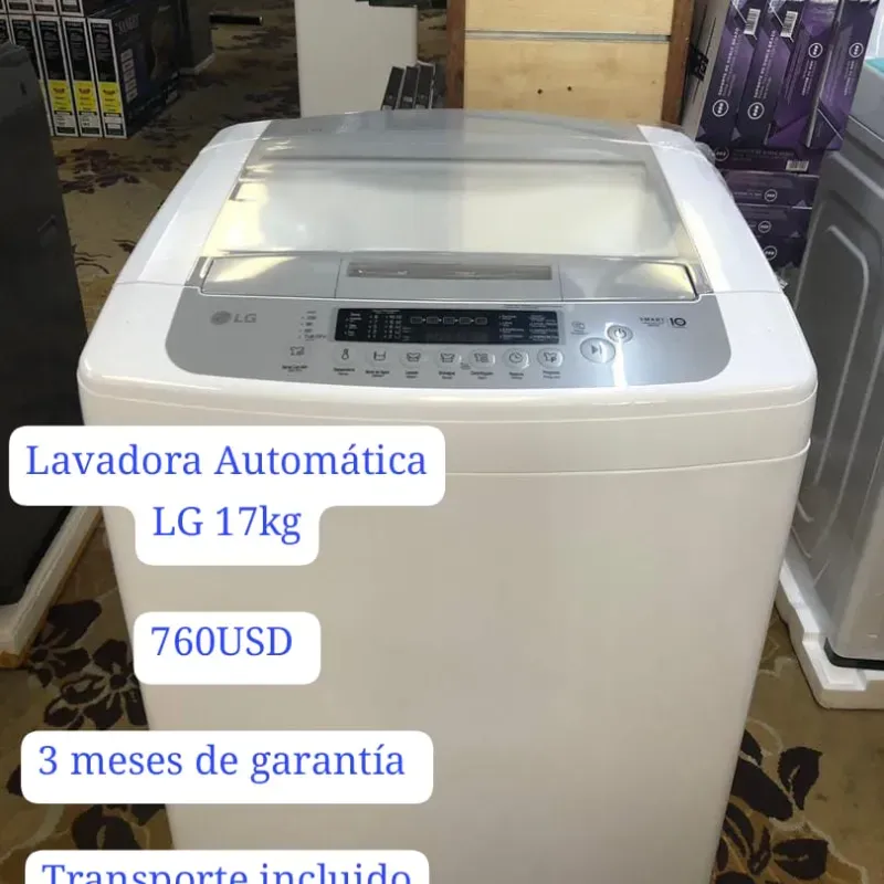 Lavadora automática LG 17 kg