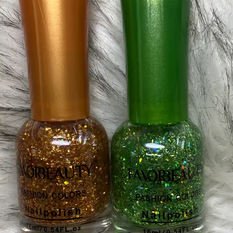 Esmalte Natural 16ml Brillo Dorado-Verde