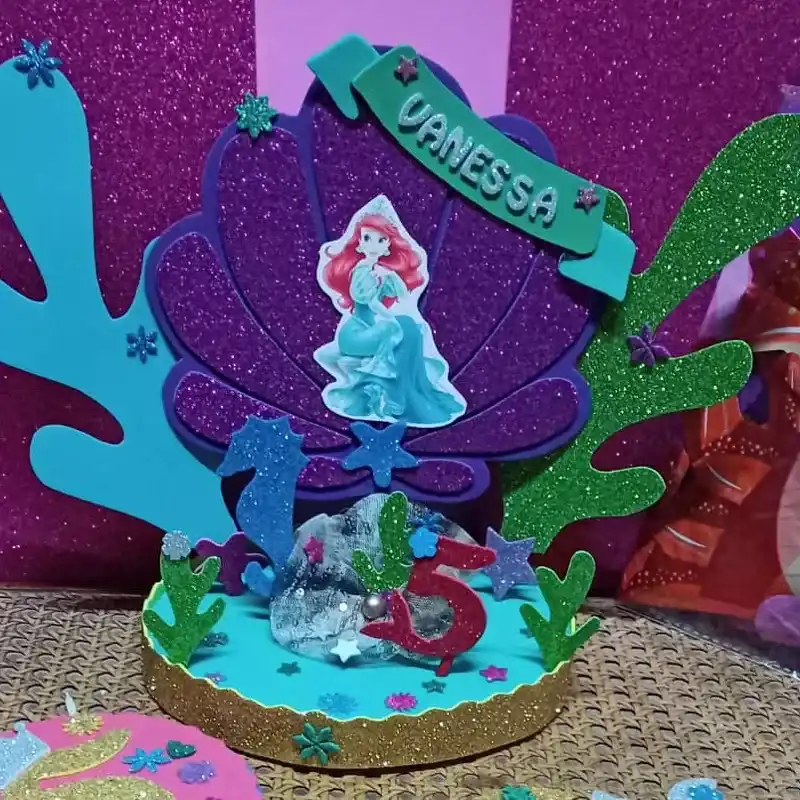 Centro de mesa grande foami 20cm