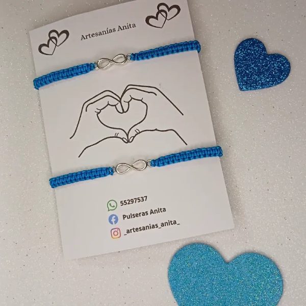 Pulseras ♾️  para pareja