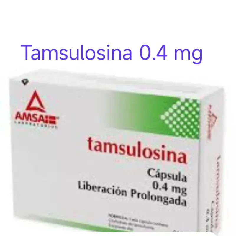 Tamsulosina de 0.4 mg de 10 cápsulas
