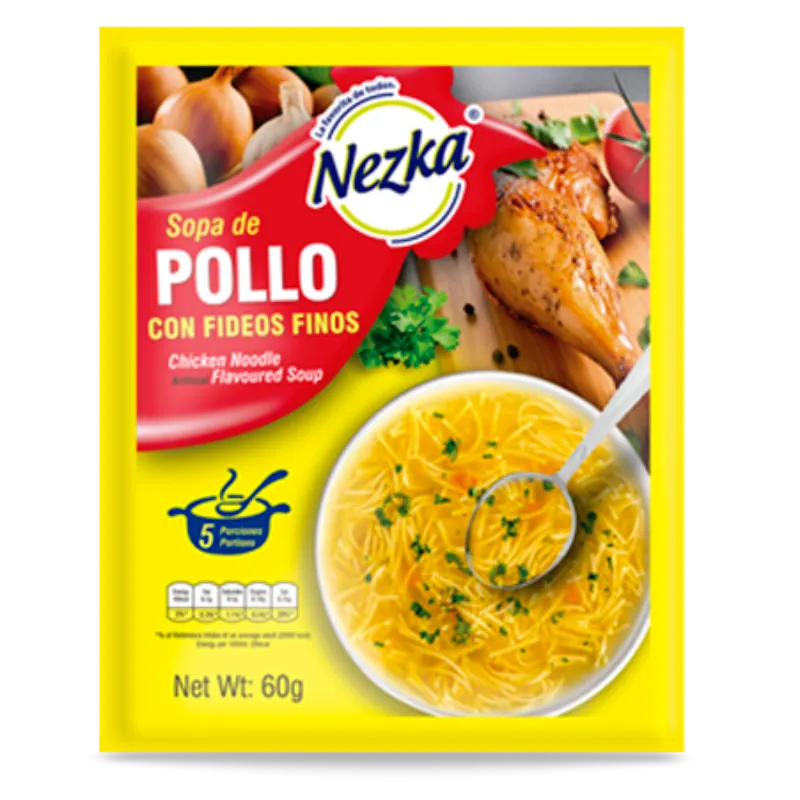 Sopitas de pollo