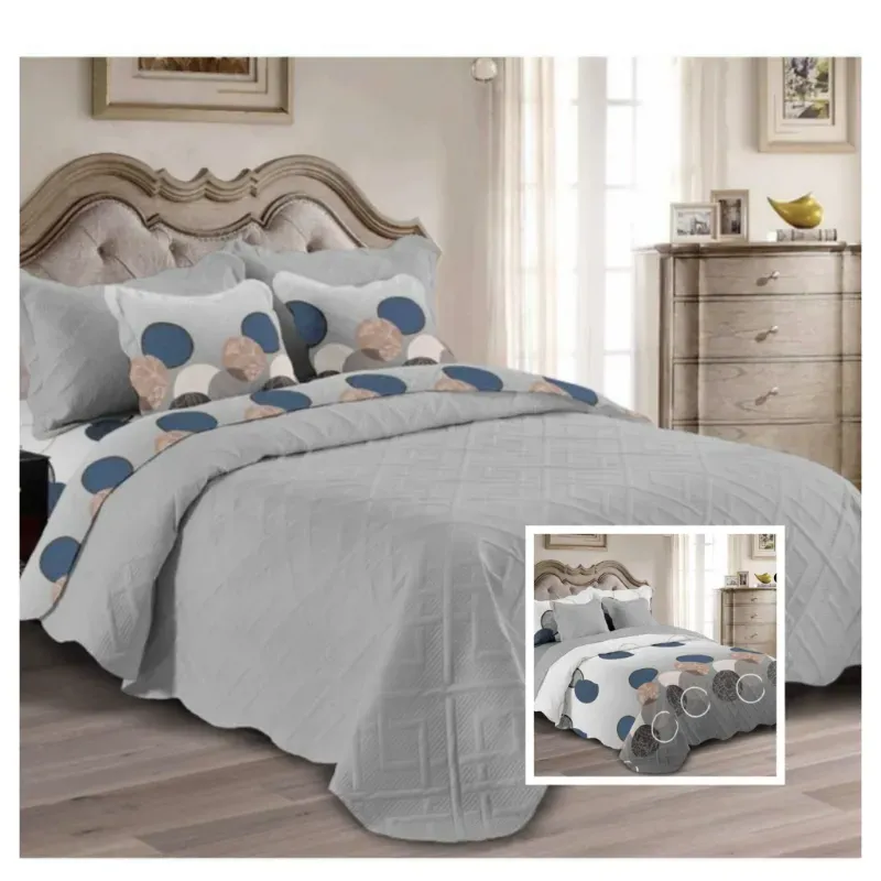 Juego de sobrecamas twin reversibles Majestic Imperial(5 piezas)