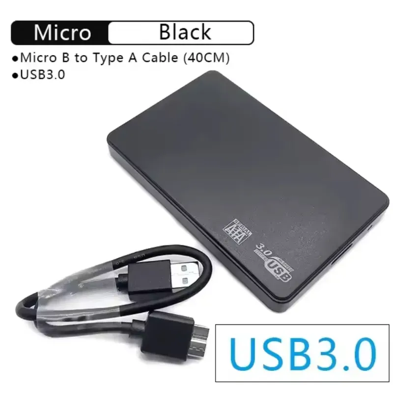 Caja de Disco Duro Externo USB 3.0 de 2,5" Sata.