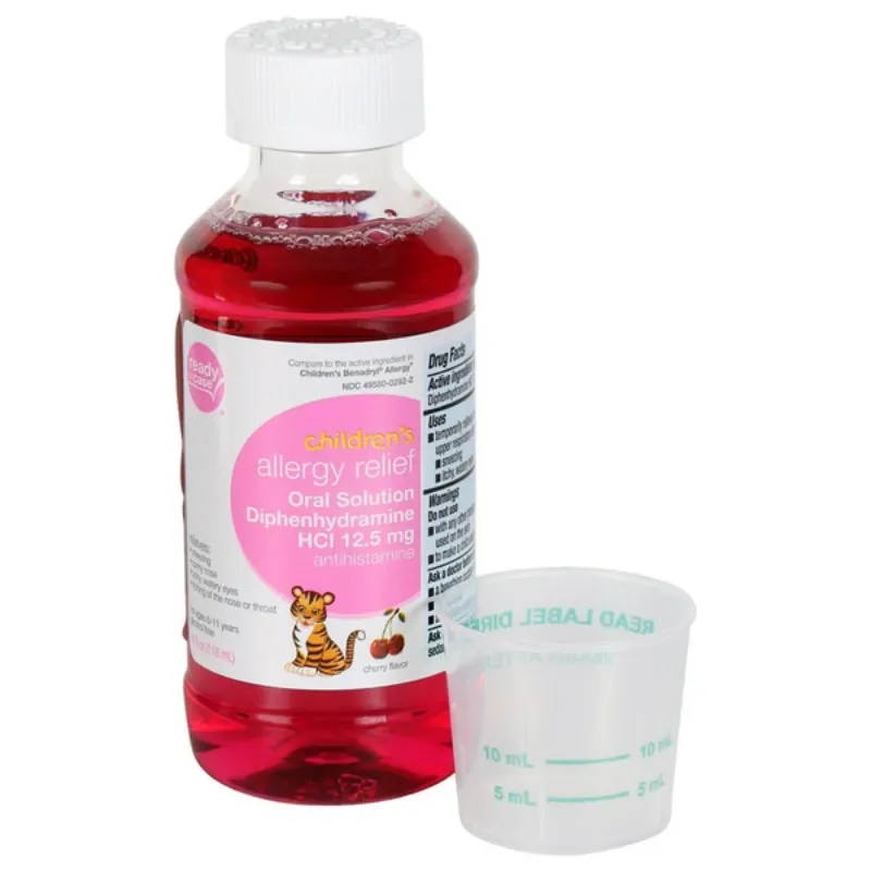 Diphenidramina en jarabe