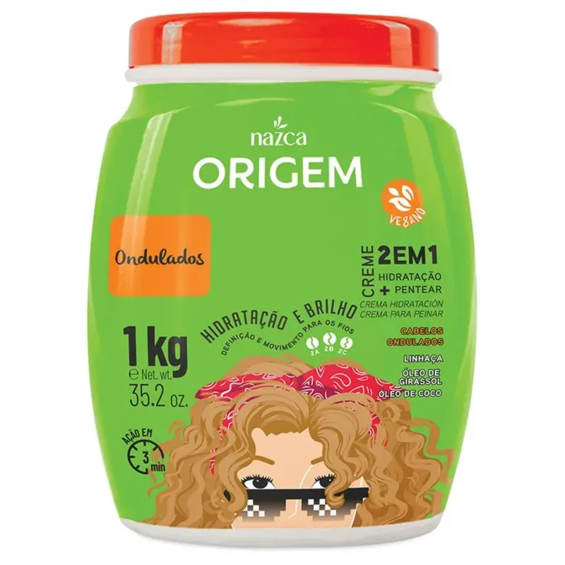 Crema Origem 2 en 1 Ondulados 1kg