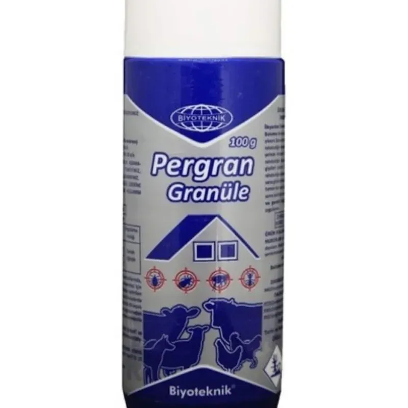 Pergran Granulado 250g, talco para eliminar pulgas y garrapatas
