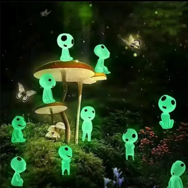 Kodoma, espíritus del árbol que aparecen en la película La princesa Mononoke