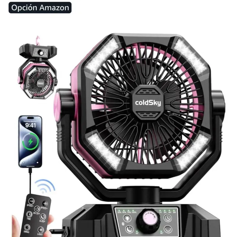 Ventilador recargable coldsky