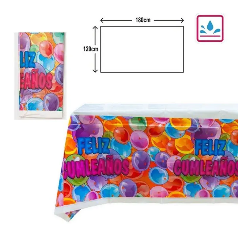 Mantel Estampado Globos