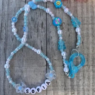 Collar para mascotas de cuentas