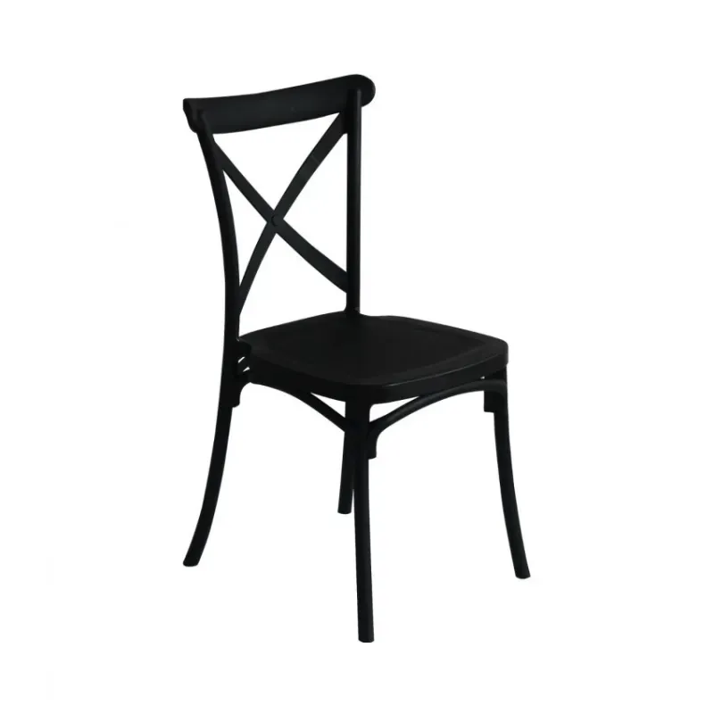 SILLA RESINA CAROLINE NEGRA