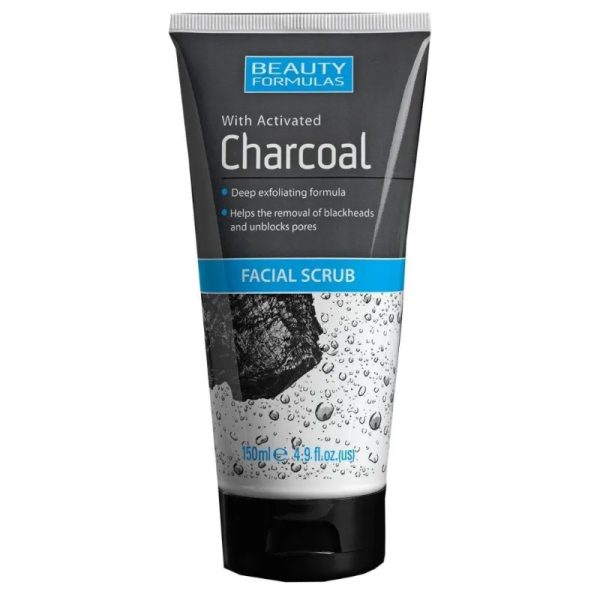 Exfoliante facial de carbón activado
