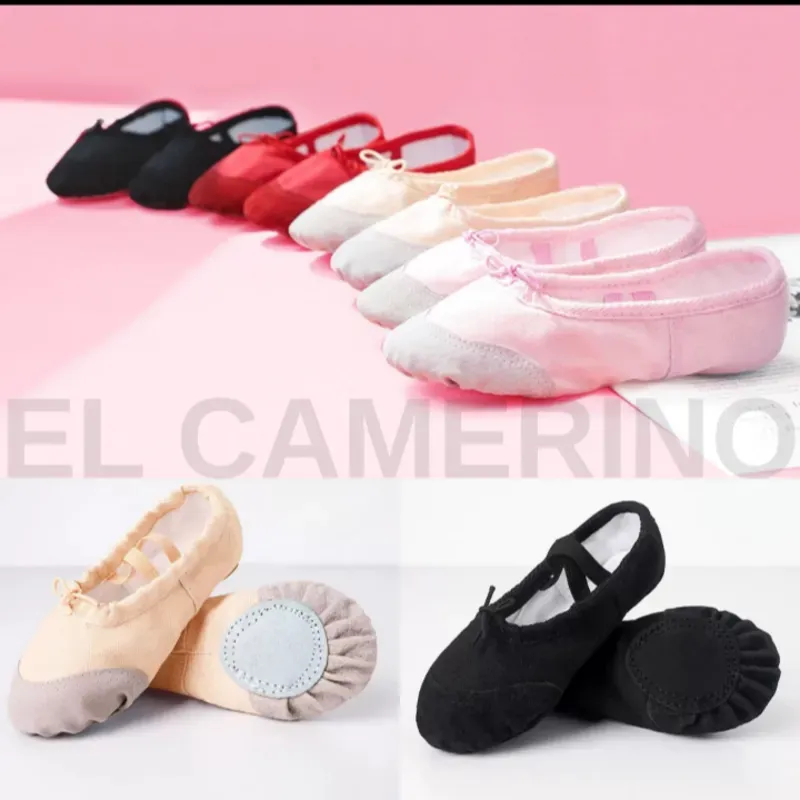 Zapatillas de medía punta.