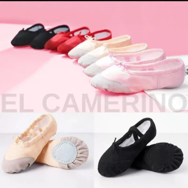 Zapatillas de medía punta.