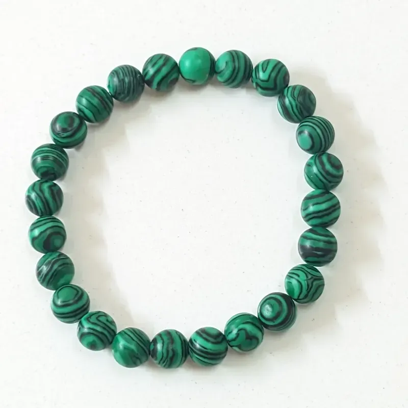 Pulsera de Malaquita Verde