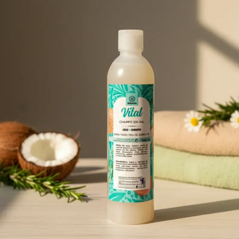 Shampú "Vital" de Coco y Romero 500ml