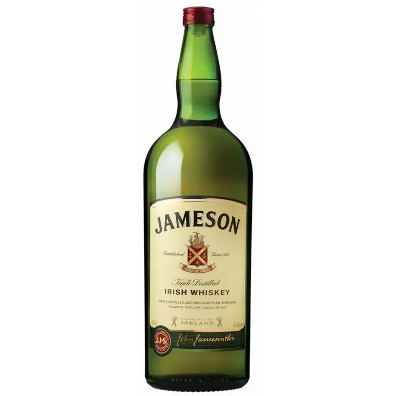 WHISKEYJameson Triple Distilled Irish whiskey 4.5 Ltrs