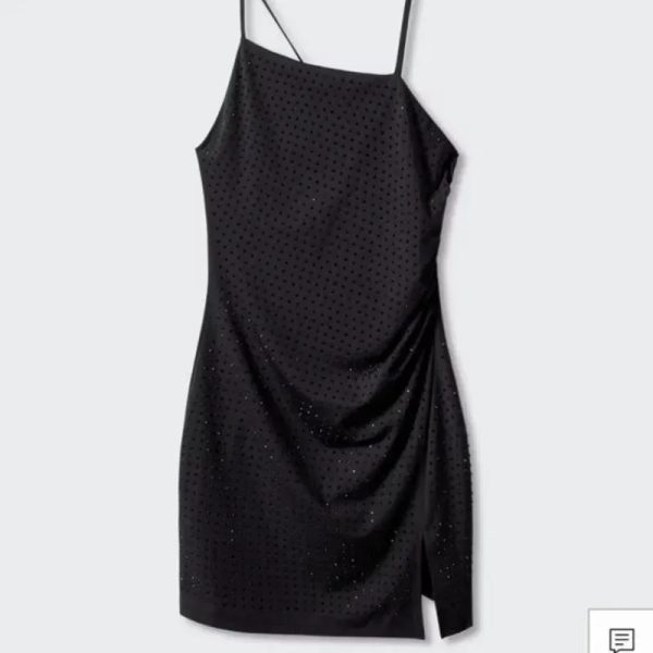 Vestido negro corto