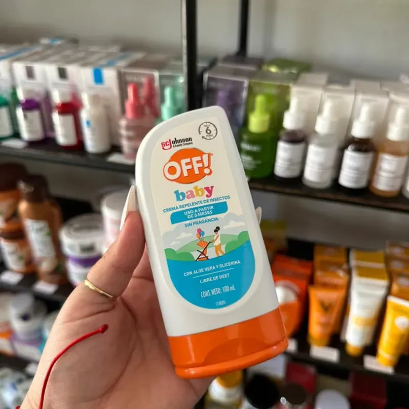 Crema repelente de insectos