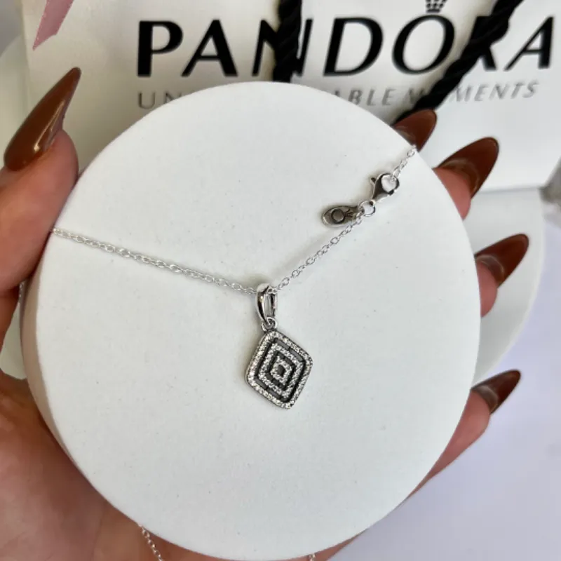 Cadena Pandora Rombo en pedrería