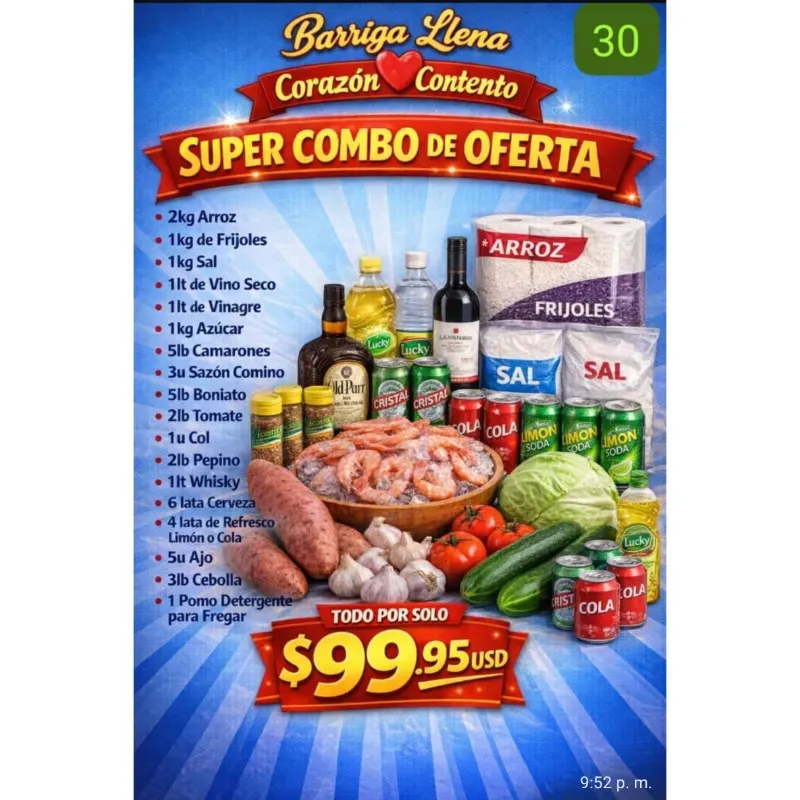 Combo #30(Mercado Express)