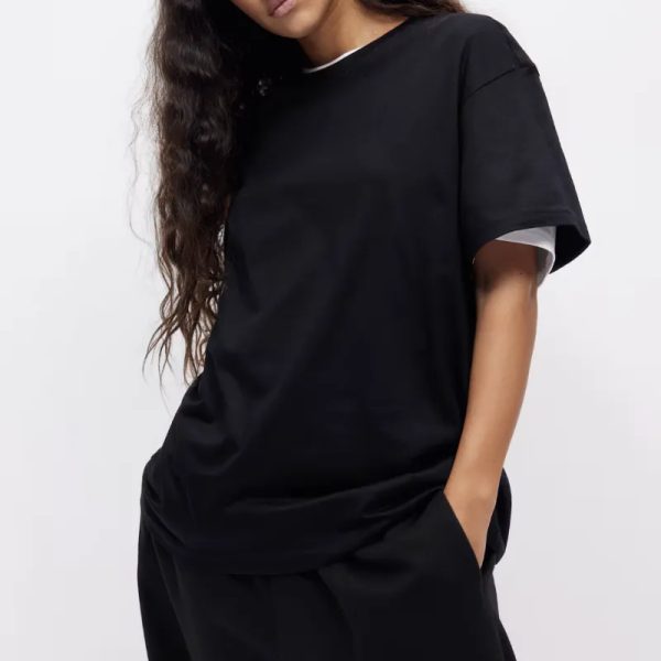 Pullover negro sencillo h&m