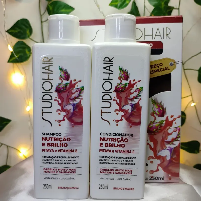 Shampoo y acondicionador de Pitaya y vitamina E