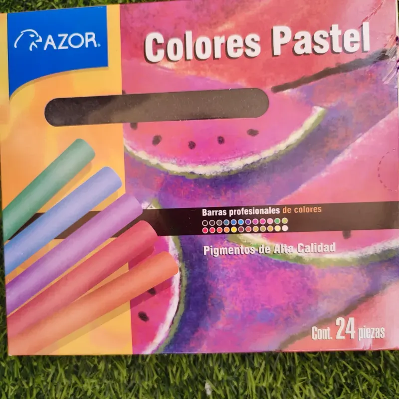 Tizas de colores pastel 24 piezas