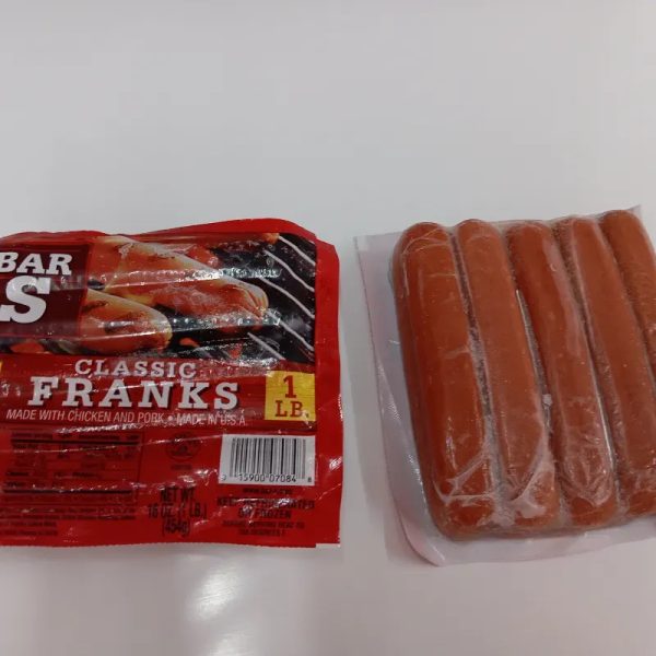 Salchichas d pollo y cerdo