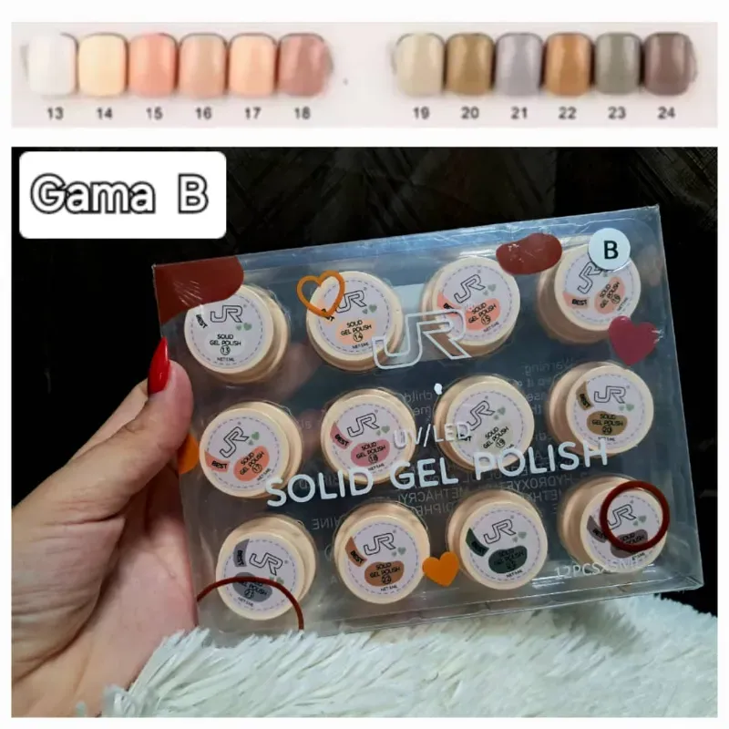 Gama de pinturas sólidas ( tonos nude)