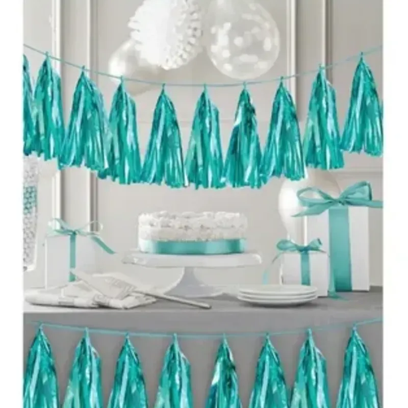 Guirnaldas iridiscente azul