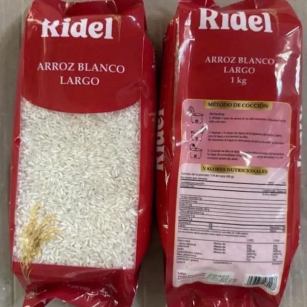Arroz Blanco Largo Ridel 1kg
