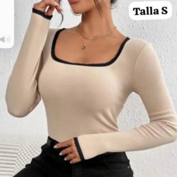 Top de manga larga