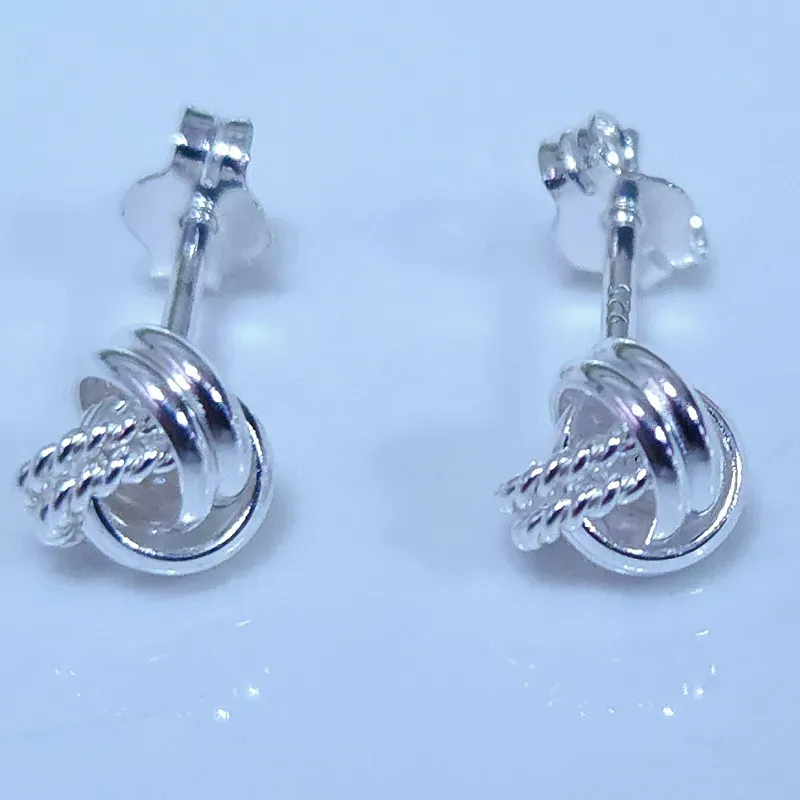 Aretes de plata 925 #10