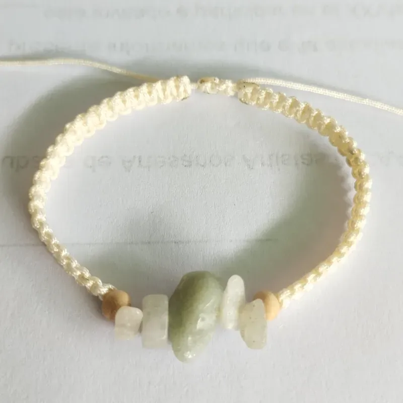 Pulsera de Cuarzo Verde