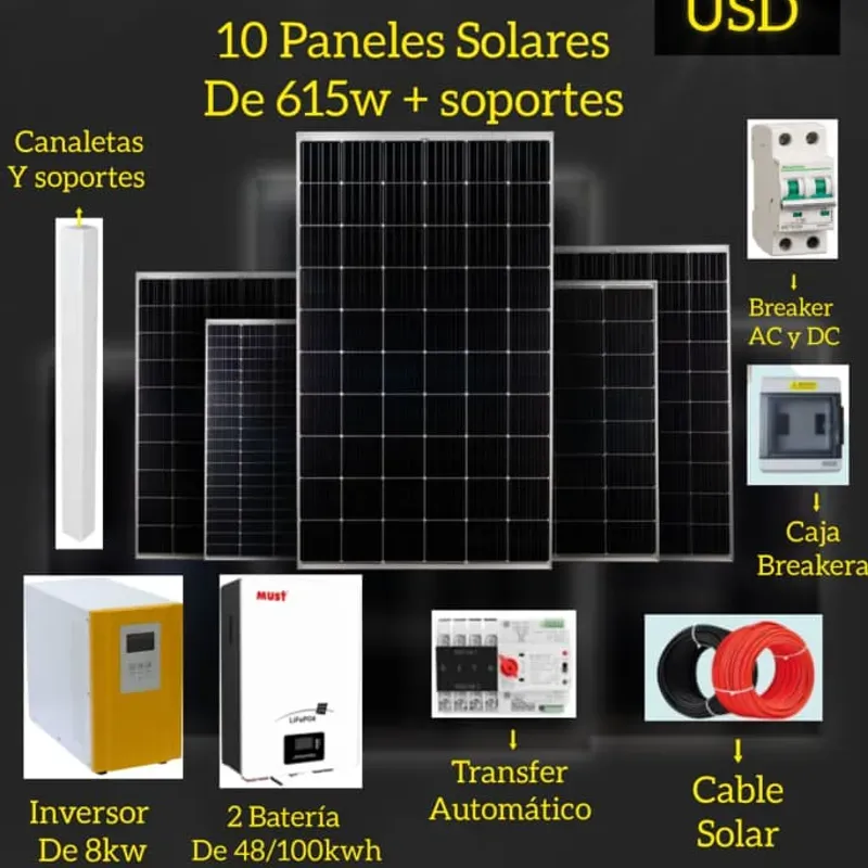 ☀️Kit fotovoltaico 8Kw
