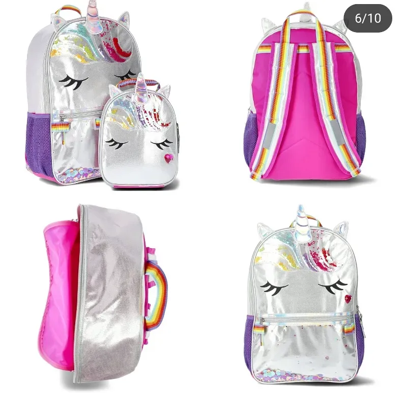 Mochila con utensilios escolares 