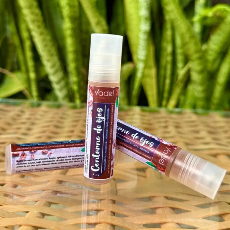 Contorno de Ojos de Niacinamida, Ácido Hialurónico, Café y Moringa