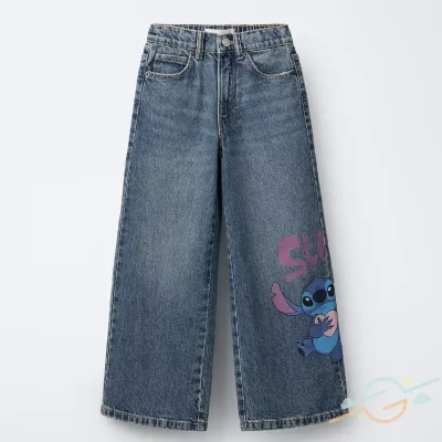 Jean azul Stich ZARA