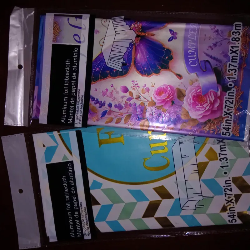 Manteles feliz cumpleaños