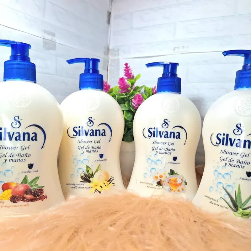 Gel de baño y manos antibacterial de  silvana 450ml