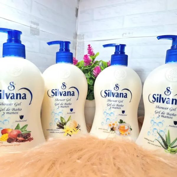 Gel de baño y manos antibacterial de  silvana 450ml