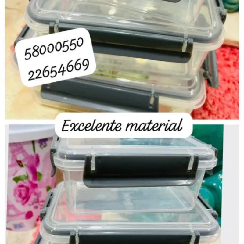 3 posuelos súper buen material,con dos juegos de cubiertos