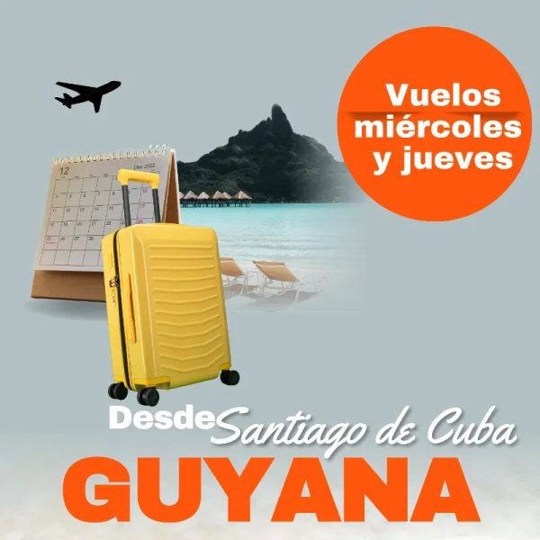 ✔️✈️ BOLETERÍA A GUYANA SKY HIGH,  SALIDAS DESDE LA HABANA Y SANTIAGO DE CUBA 